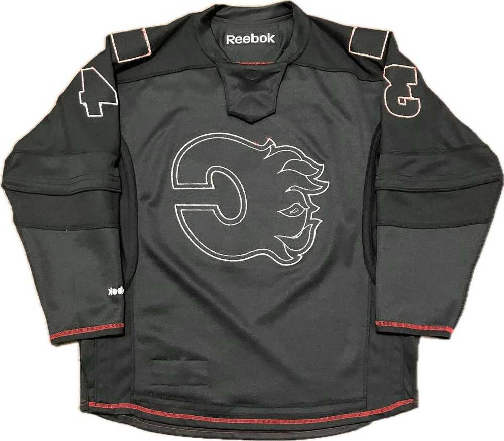 Jersey × NHL × Reebok Calgary Flames Kiprusoff Fa… - image 6