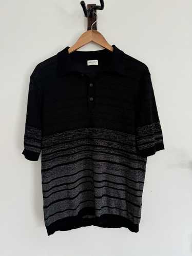 Saint Laurent Paris Metallic Polo