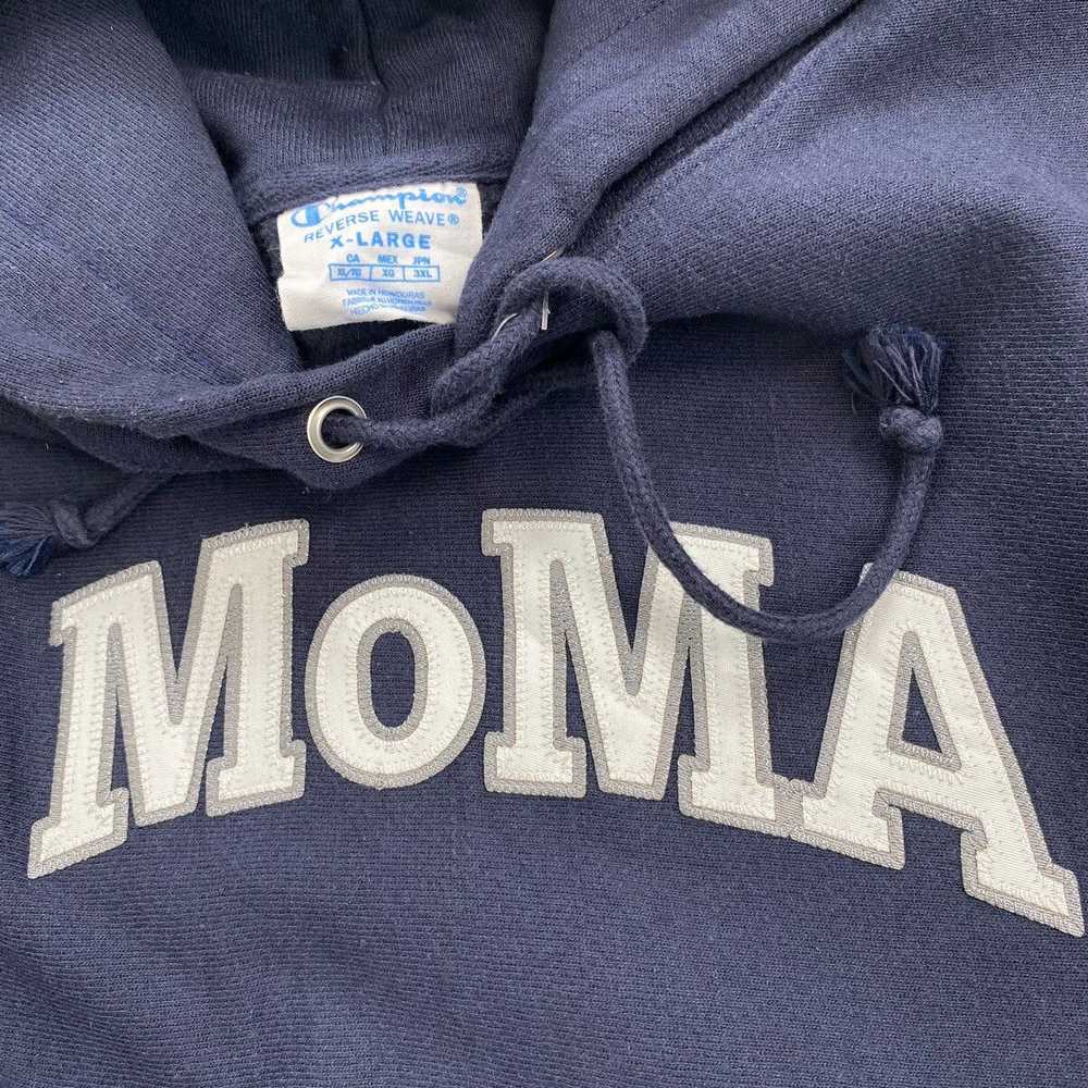 Champion × Moma × Streetwear MoMa x Champion hood… - image 2