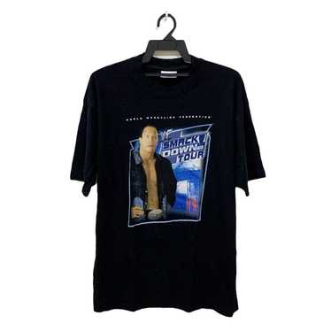 WWE ザ・ロック　Tシャツ　2002年(WWE公式グッズ) 00s THE ROCK WWF WWE プロレス バンド ザ・ロック Tシャツ