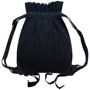 ISSEY MIYAKE PLEATS PLEASE ブラックバックパック Pleats Please Issey Miyake Black September Backpack Pleats