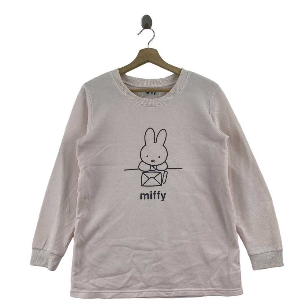 Vintage Vintage MIFFY Character Print Pink Long S… - image 1