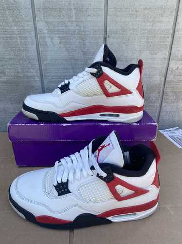 Nike Air Jordan 4 Red Cement Retro Size 9.5 Mens … - image 1