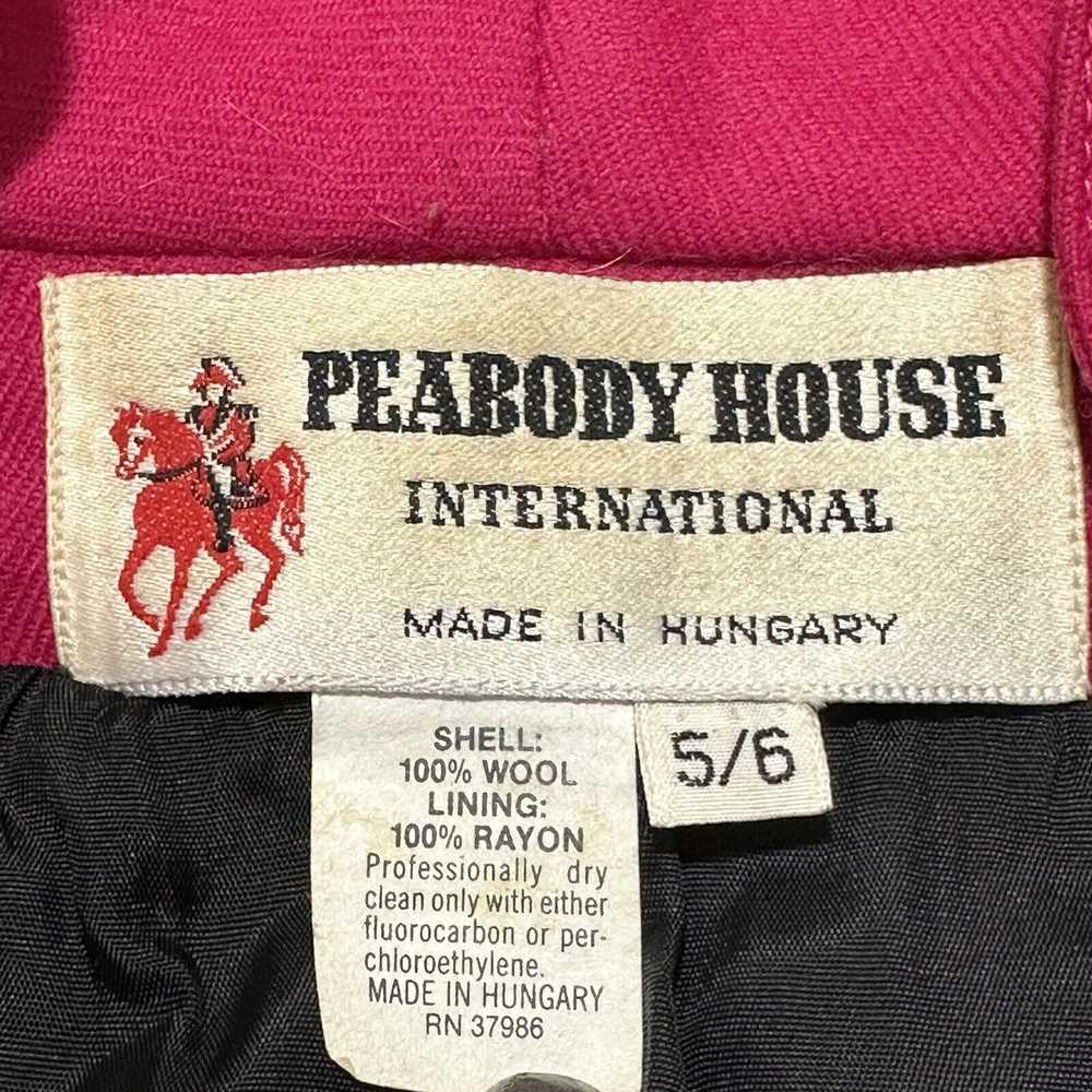 Other Vintage Peabody House Internat 5/6 Wool Bla… - image 3