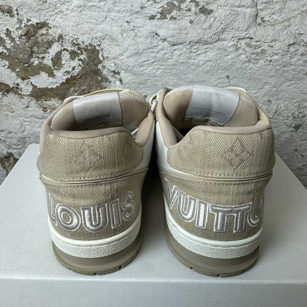 Louis Vuitton Louis Vuitton Beige White Trainer L… - image 5