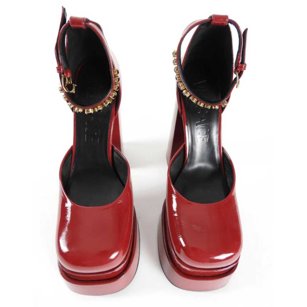 Versace Medusa Aevitas patent leather heels - image 2