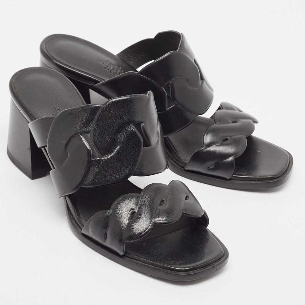 Hermès Patent leather sandal - image 3