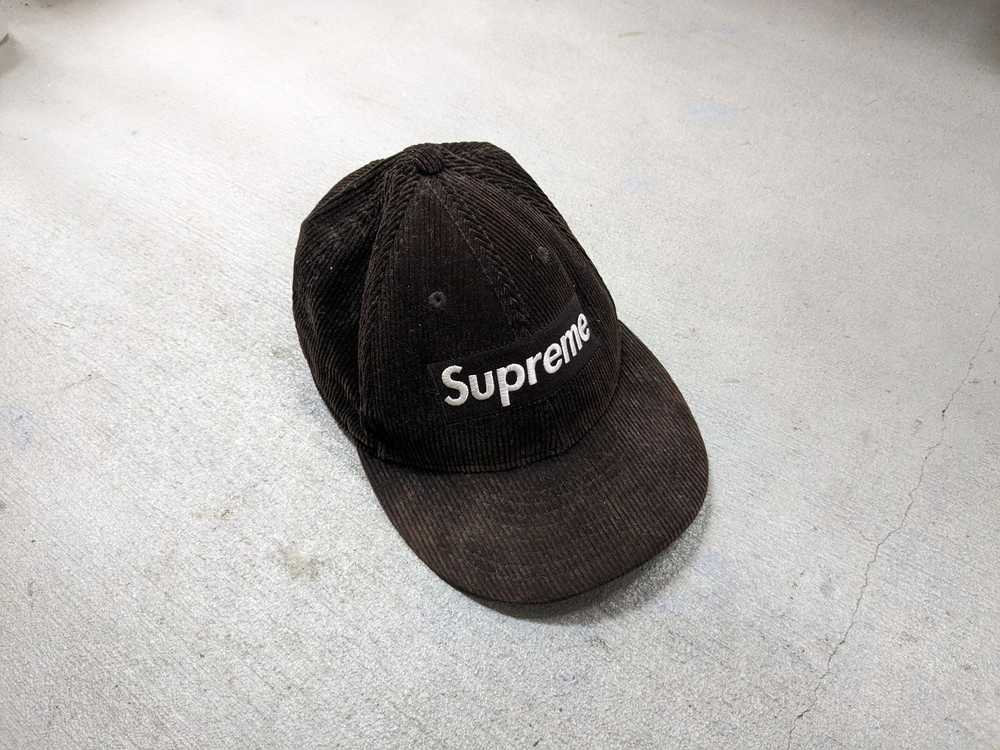 New Era × Supreme Supreme New Era Corduroy Hat Bl… - image 1