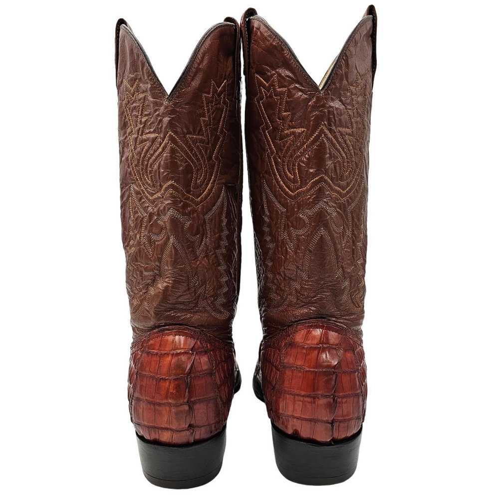 Other Vintage Montana Exotic Caiman Tail Cut Cowb… - image 10