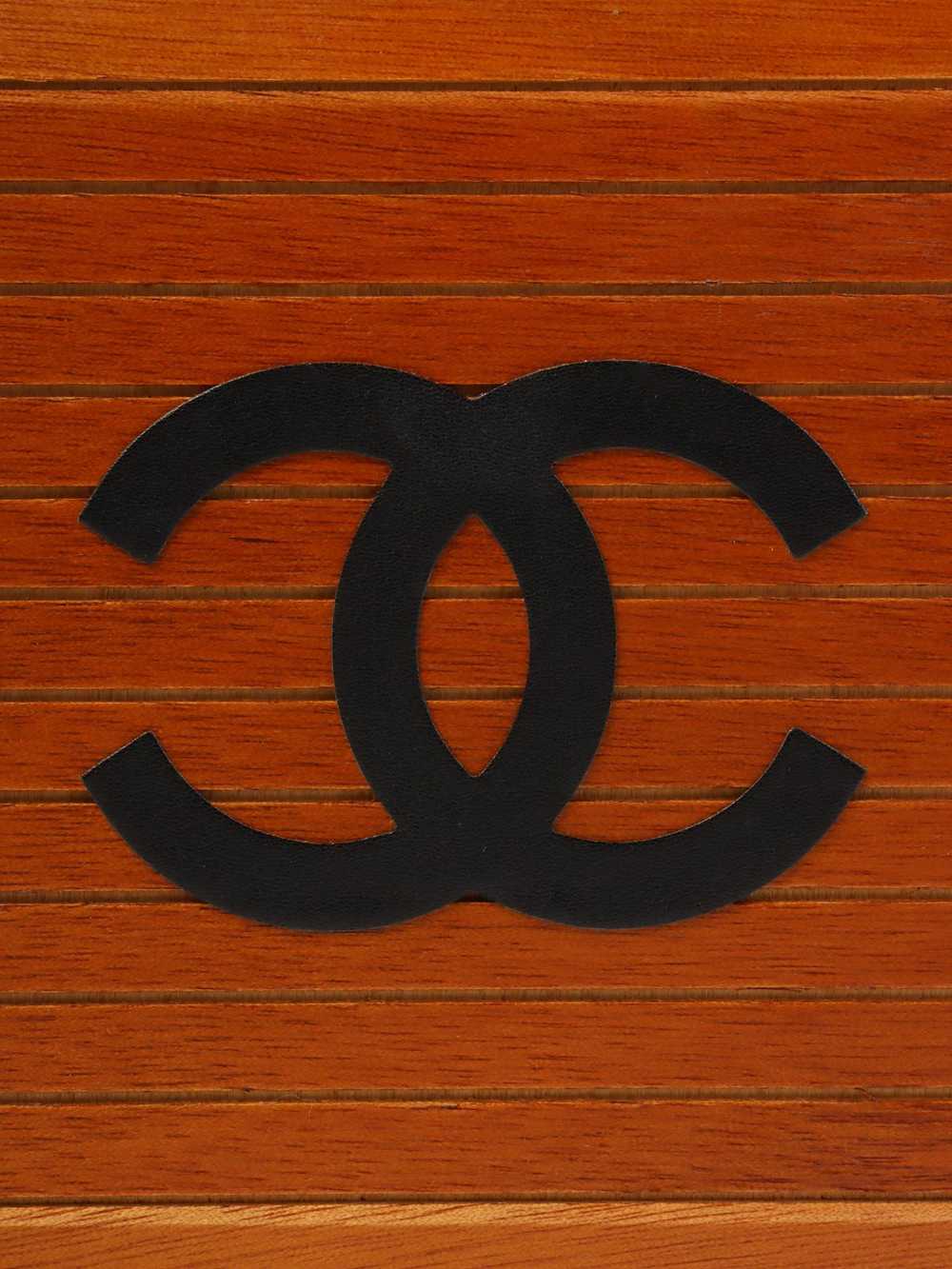 Chanel CHANEL Around 1995 Made Wood Cc Mark Logo … - image 7