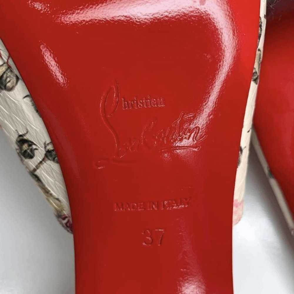 Christian Louboutin Leather mules & clogs - image 9