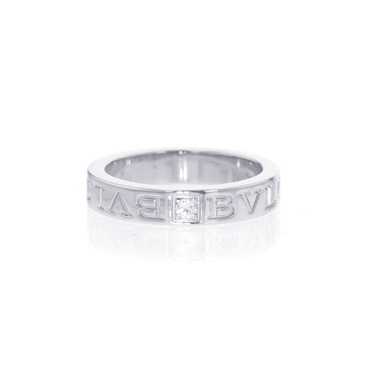 Bvlgari BVLGARI Ring Double Diamond 1P K18WG Size - image 1