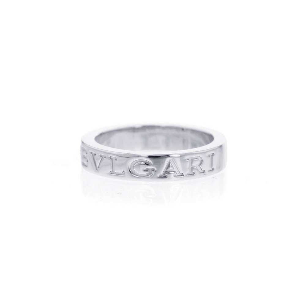 Bvlgari BVLGARI Ring Double Diamond 1P K18WG Size - image 2