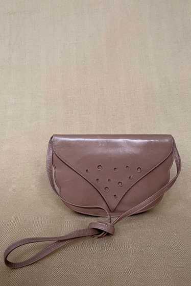 Charles Jourdan Paris beige leather crossbody bag