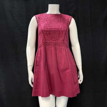 NWT Wmns Ann Taylor LOFT 100% Cotton Burgundy Sho… - image 1