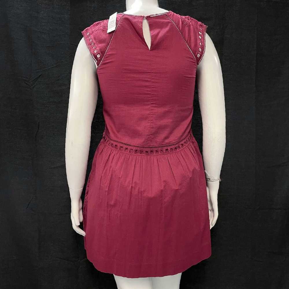 NWT Wmns Ann Taylor LOFT 100% Cotton Burgundy Sho… - image 3