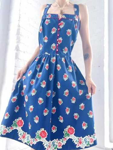 cotton rose garden dress