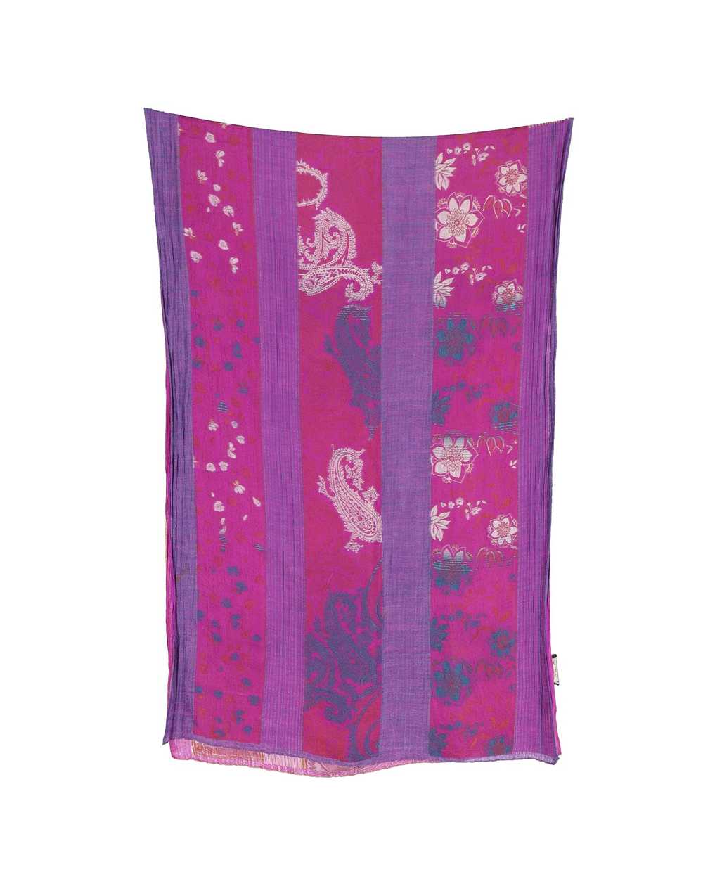 Product Details Etro Multicolour Silk Paisley and… - image 3