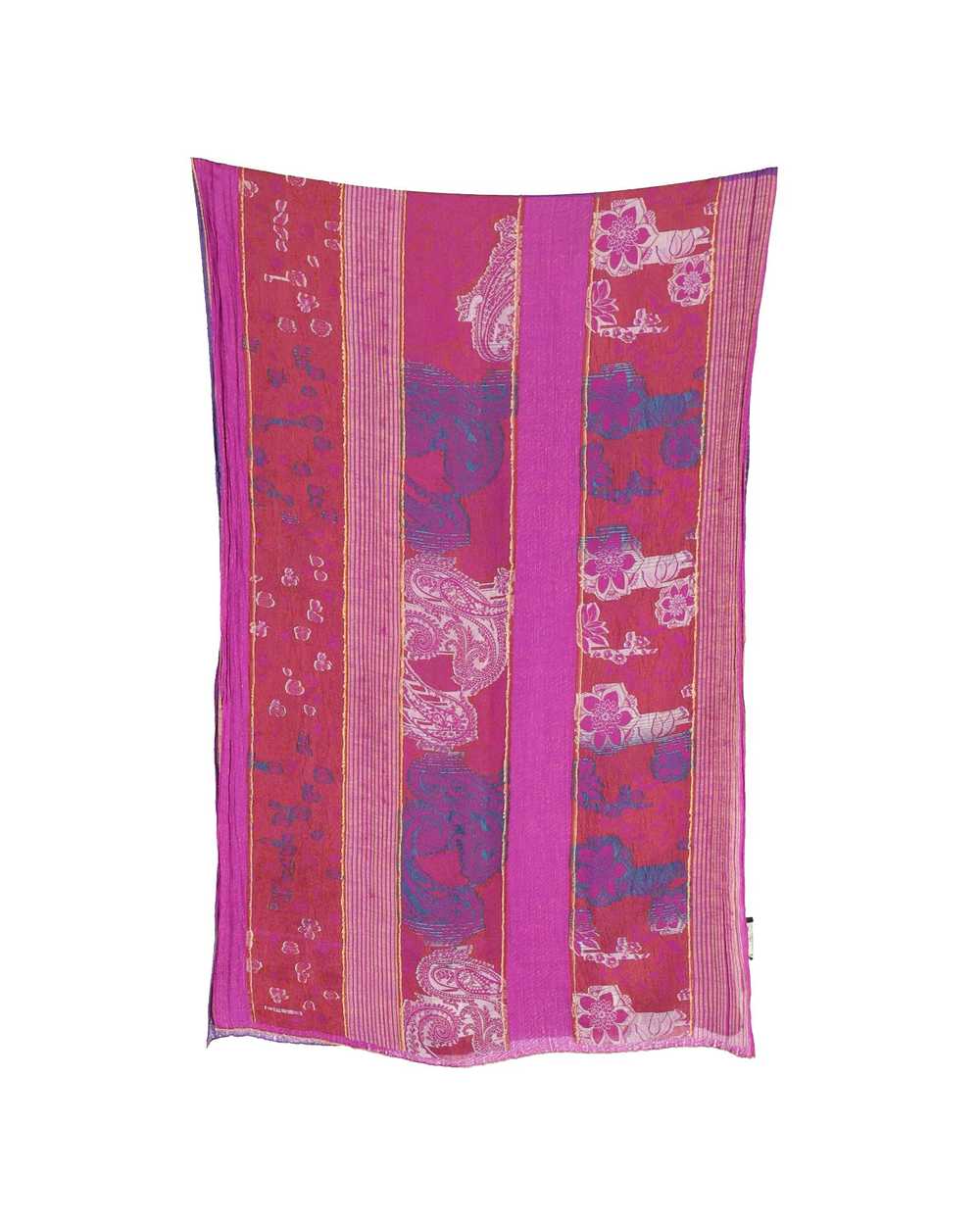 Product Details Etro Multicolour Silk Paisley and… - image 4