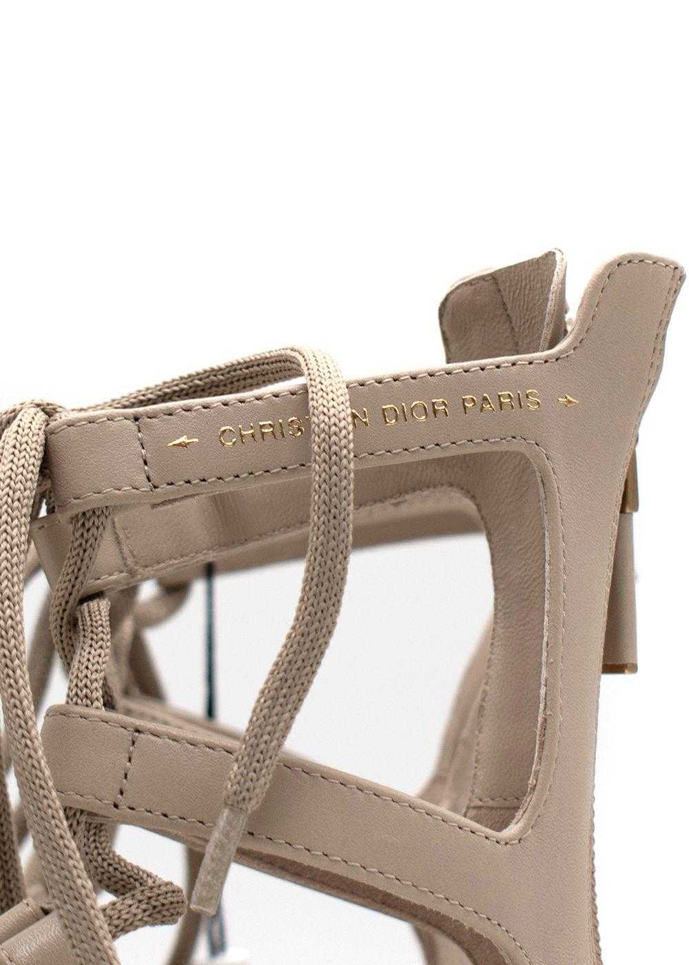 Managed by hewi Dior Sand Abbesse Calfskin sandals - image 8