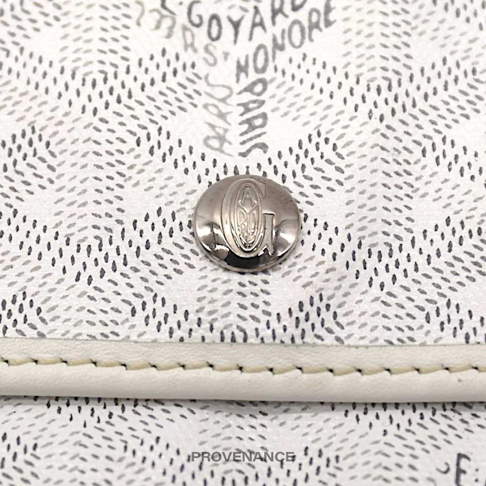 Goyard 🔴 Goyard St. Louis Pouch Wallet - White G… - image 7