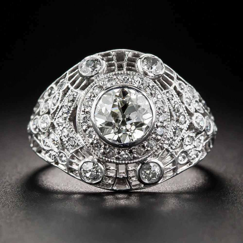 Edwardian/Art Deco Diamond Ring - image 1