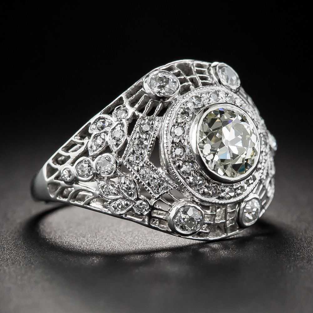 Edwardian/Art Deco Diamond Ring - image 2