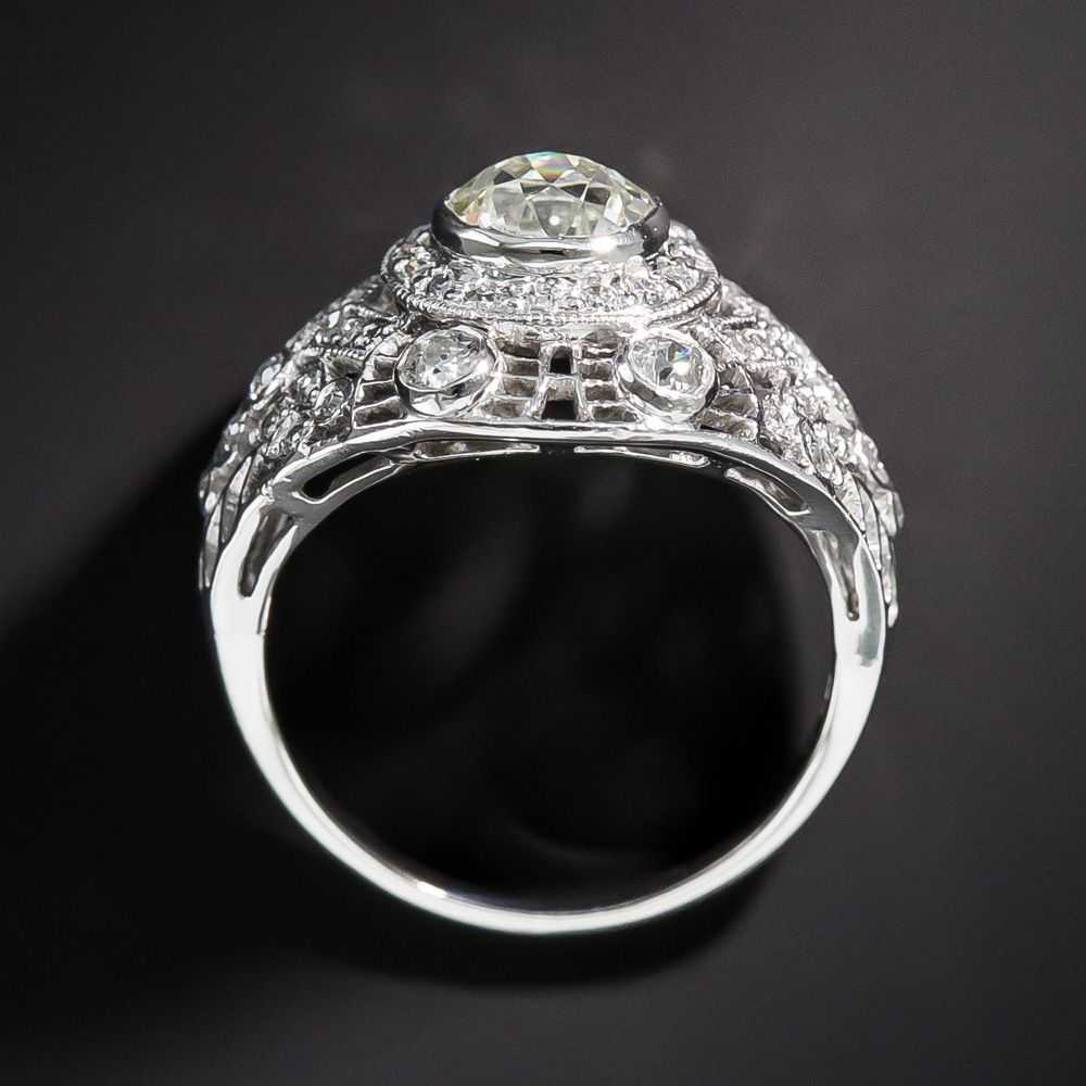 Edwardian/Art Deco Diamond Ring - image 5