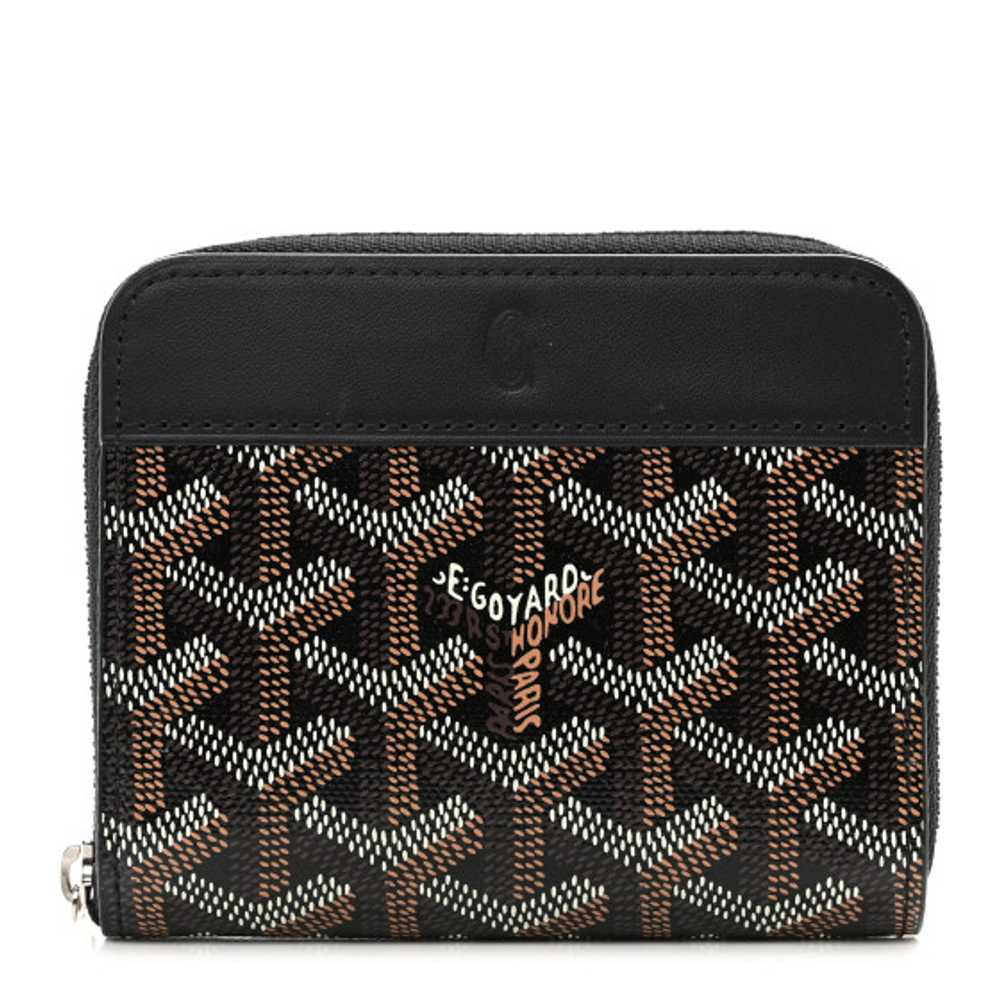 GOYARD Goyardine Matignon PM Wallet Black - image 1