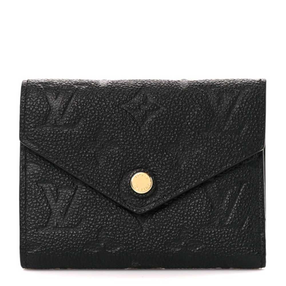 LOUIS VUITTON Empreinte Victorine Wallet Black - image 1