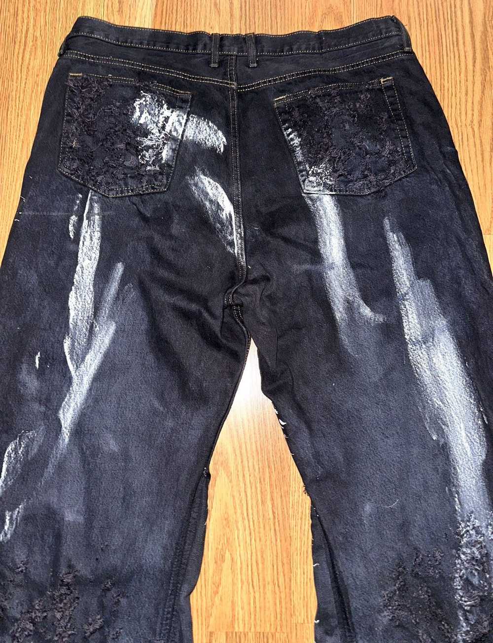 Japanese Brand Paint Splattered Denim - image 7