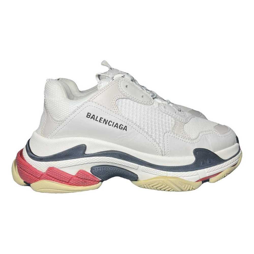 Balenciaga Triple S leather low trainers - image 1