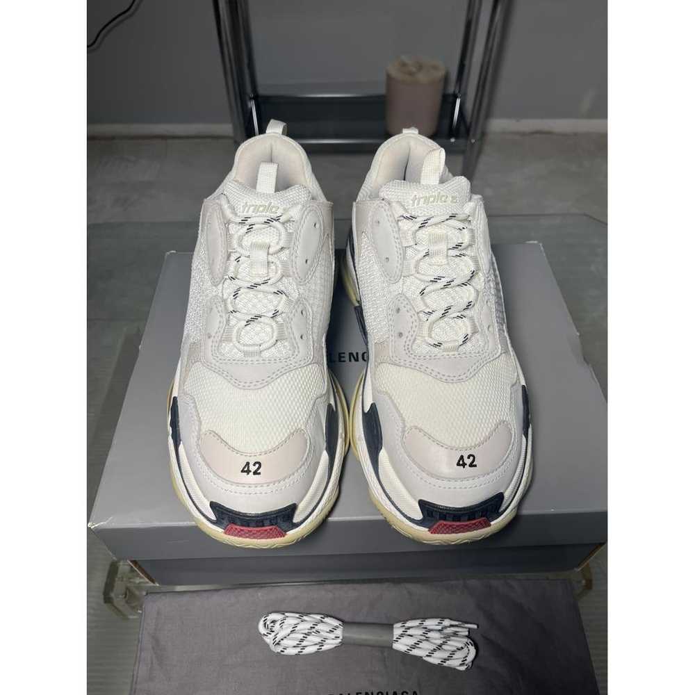 Balenciaga Triple S leather low trainers - image 3