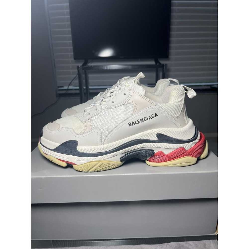 Balenciaga Triple S leather low trainers - image 4