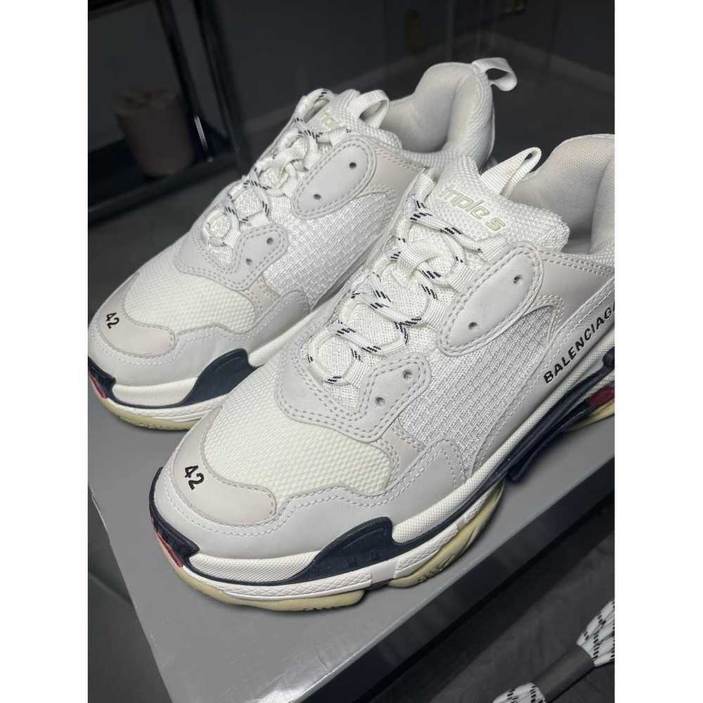 Balenciaga Triple S leather low trainers - image 7