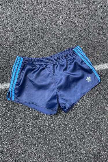 Vintage Adidas Nylon Shorts - Navy/Pale Blue