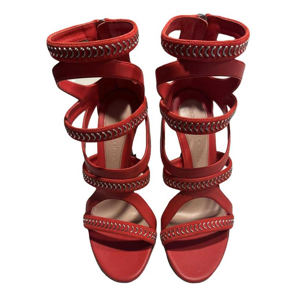 Alexander McQueen Leather sandal - image 1