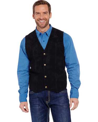 Cripple Creek Men's Suede Leather Vest - ML3061