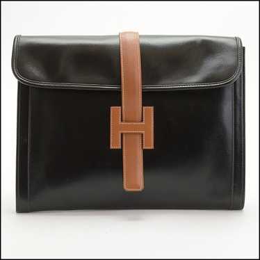 Hermes RDC13696 HERMES Vintage 1984 Box Leather J… - image 1