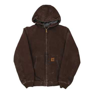 Age 13 Carhartt Jacket - XL Brown Cotton Blend - image 1