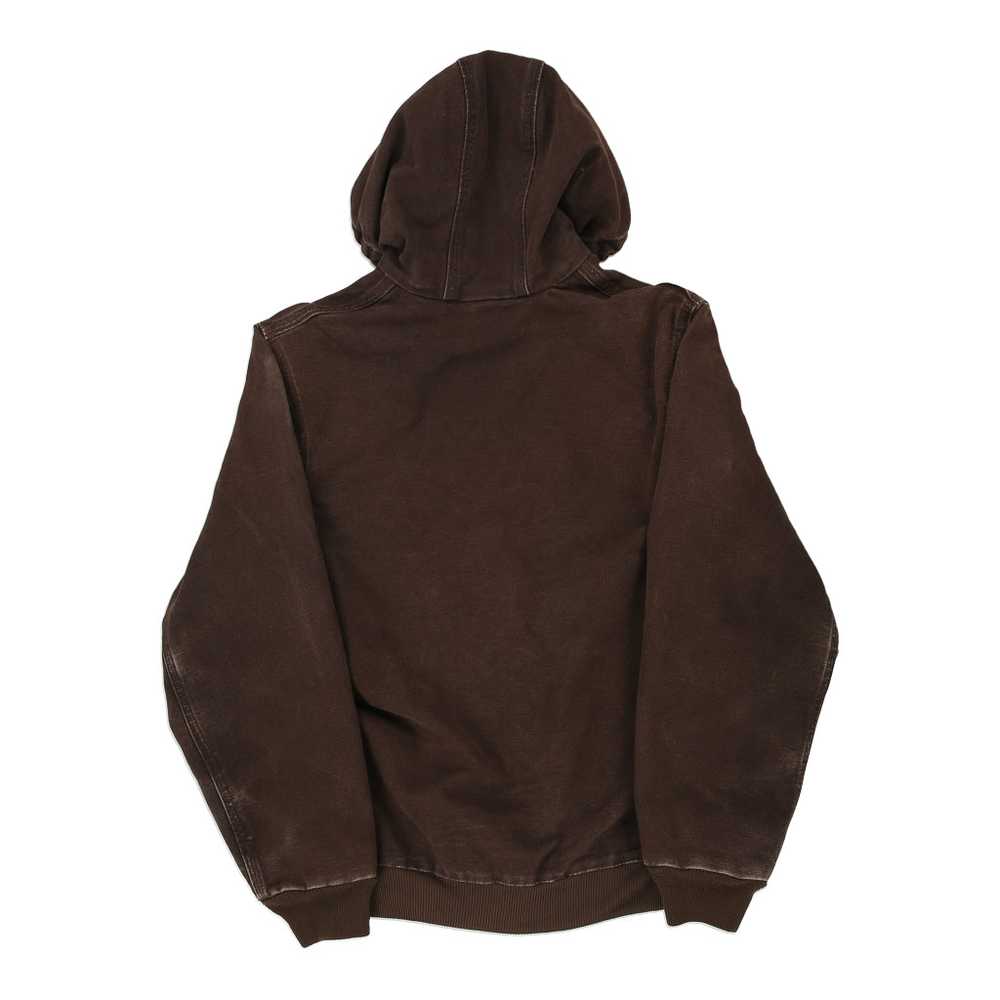 Age 13 Carhartt Jacket - XL Brown Cotton Blend - image 2