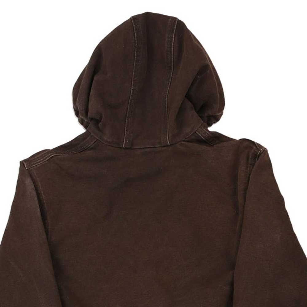 Age 13 Carhartt Jacket - XL Brown Cotton Blend - image 6