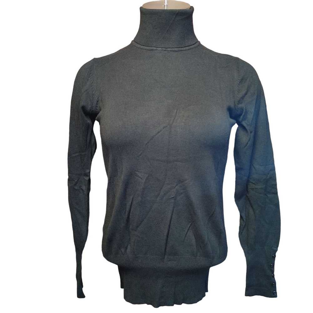 Other Evie Women's Black Long Sleeve Turtle Neck … - image 1