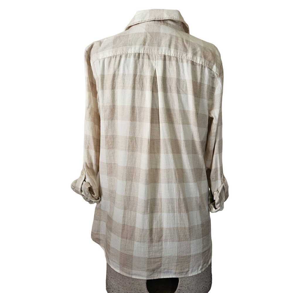 Tommy Hilfiger Tommy Hilfiger Plaid Blouse Size M… - image 3