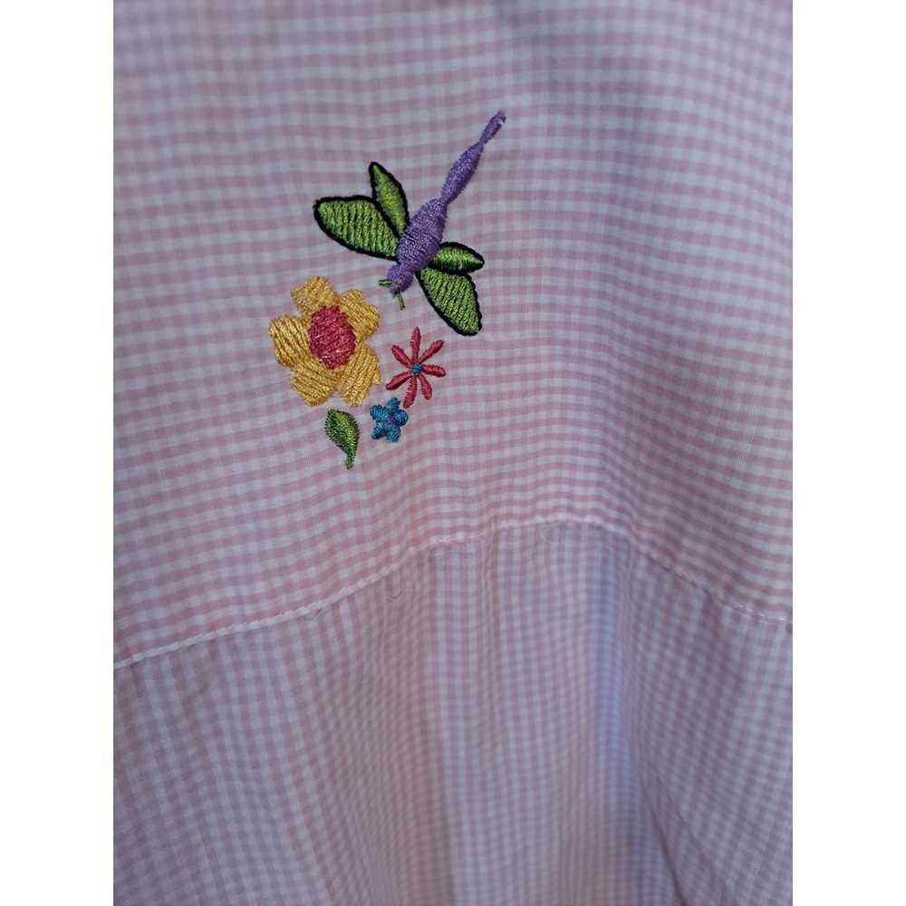 Other Breckenridge Pink White Flower Butterfly Em… - image 10