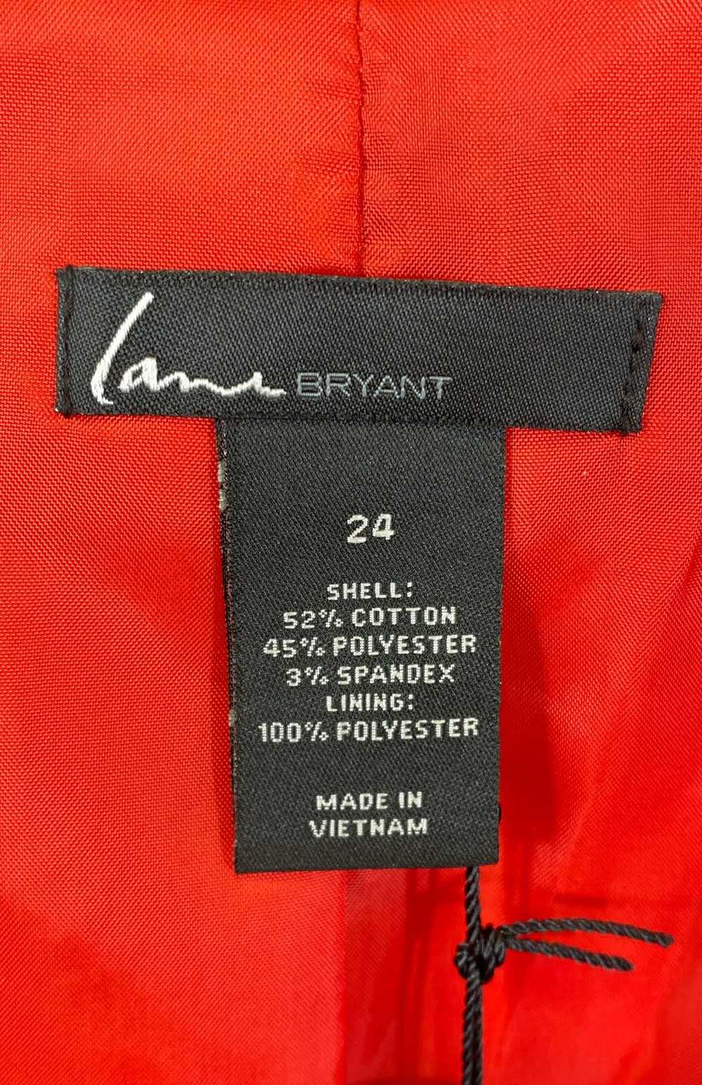 NWT Lane Bryant Womens Red Double Weave Stretch L… - image 3