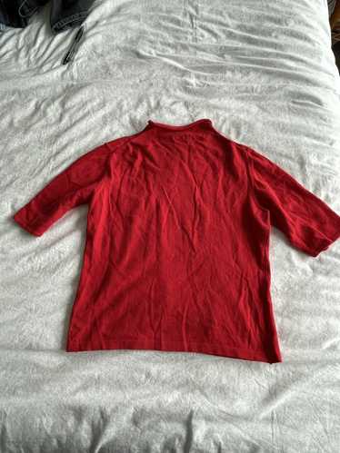 Burberry Burberry Red Short Sleeve Sweater