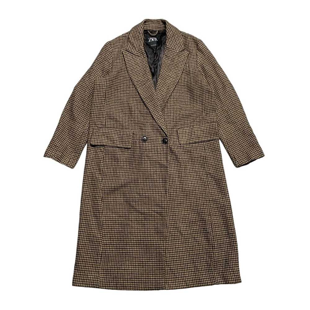 Zara Zara Herringbone Coat - image 1