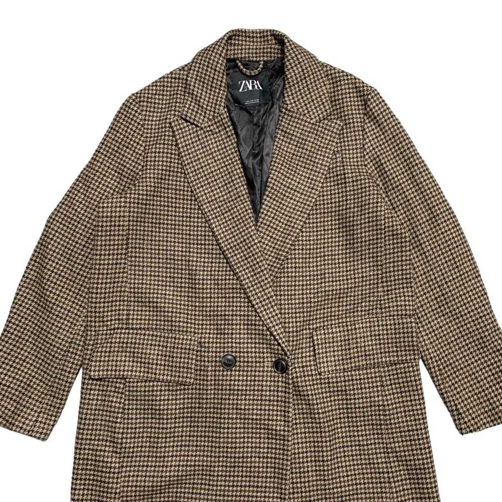 Zara Zara Herringbone Coat - image 4