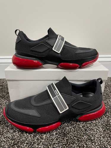 Prada Prada Black / Red Cloudbust Lowtop Srap Logo